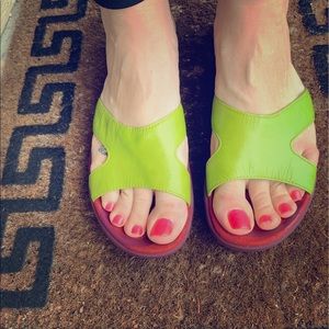 Camper Green Sandals